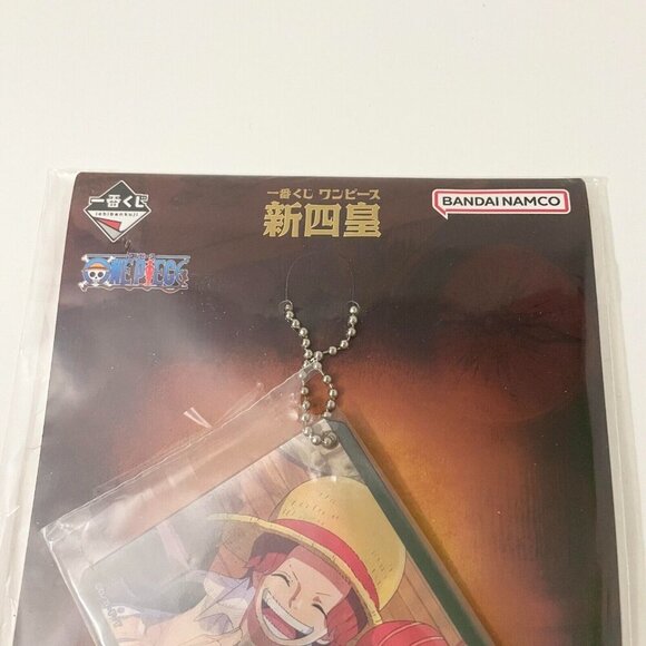 One Piece Four Emperors Ichiban Kuji Lenticular Keychain Shanks Buggy - Picture 4 of 14